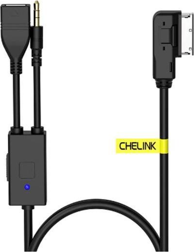 ACV AUX Audio Kabel MDI AMI MMI Interface USB Jack 3,5mm männlichen kabel für Audi A (Sender & Empfänger)