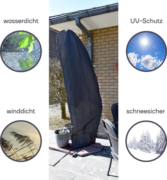 Produktbild Garden Lights Schutzhülle für Ampelschirm - max. Ø 350 cm