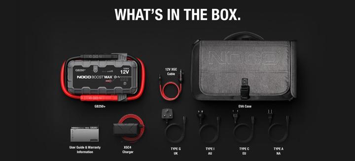 Immagine prodotto Noco GB250 Boost Max 12V 5250A Jump Starter (5250 A)