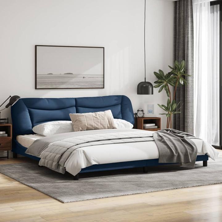 Produktbild VidaXL Bettgestell mit Kopfteil Stoff (200 x 200 cm)