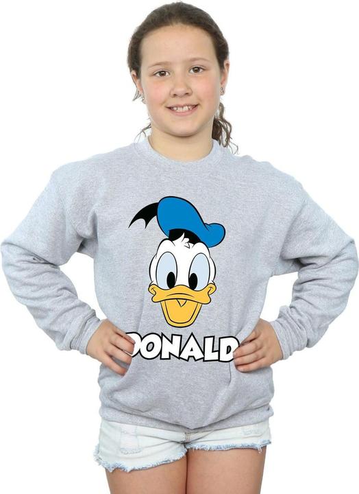 Produktbild Disney Donald Duck Face Sweatshirt Mädchen (152, 158)