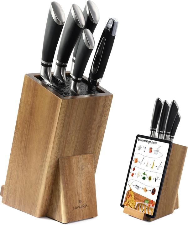 Produktbild Navaris Messerhalter mit Smartphone- und Tablethalter
