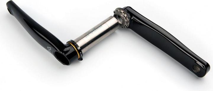 Productafbeelding Cane Creek eeWings Raven All Road crank, 170mm, 68mm, 30mm, titanium, zwart (170 mm)