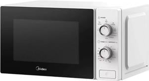 Immagine prodotto Midea Forno a microonde con grill | MG720C2AT | A libera installazione | 20 L | 700 W | Grill | Bianco (20 l)