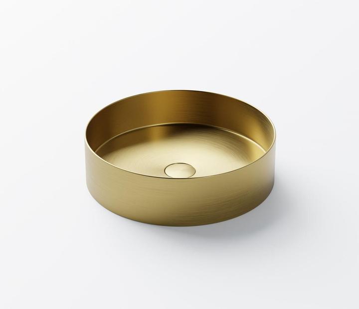 Produktbild Steinberg Série 442 lavabo à poser, rond, acier inox, sans trou pour robinet, sans trop-plein, 400x400x110mm (400 mm, 400 mm)