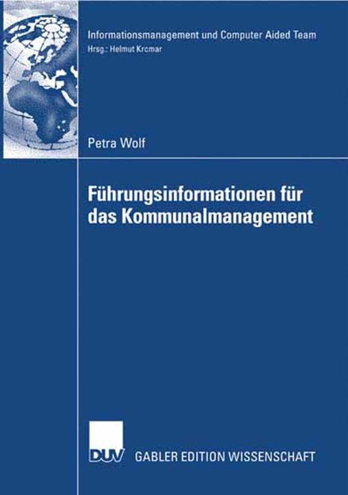 Produktbild Führungsinformationen für das Kommunalmanagement (Deutsch, Petra Wolf, 2007)