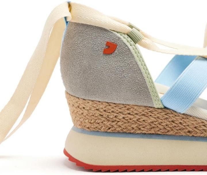 Produktbild Gioseppo Offene Lederschuhe mit Blockabsatz und Raffia (39)