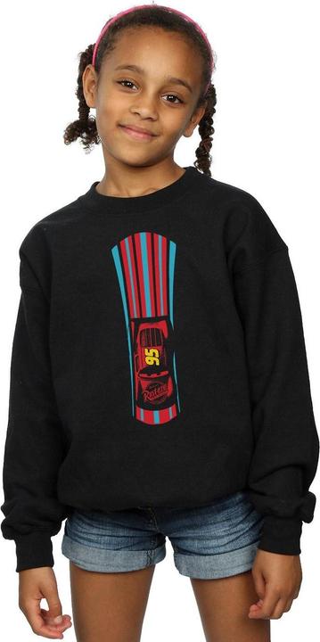Produktbild Disney Cars Lightning McQueen Stripes Sweatshirt Mädchen (152, 158)
