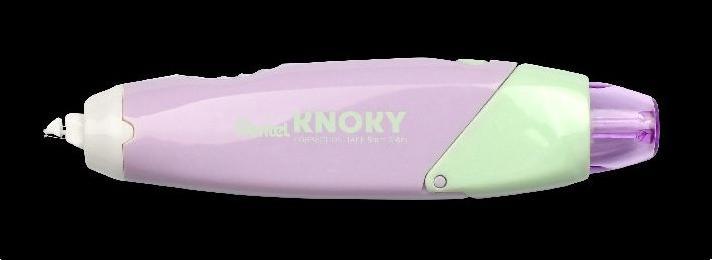 Pentel Rullo correttore riutilizzabile KNOKY, 5 mm x 6 m, viola