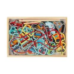 Creative Holzpuzzle Magn Fahrzeuge 23x15x2 mc Folie 40/