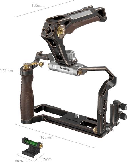 Actual product image SmallRig Retro Handheld Cage Kit for FUJIFILM X-T5 3872