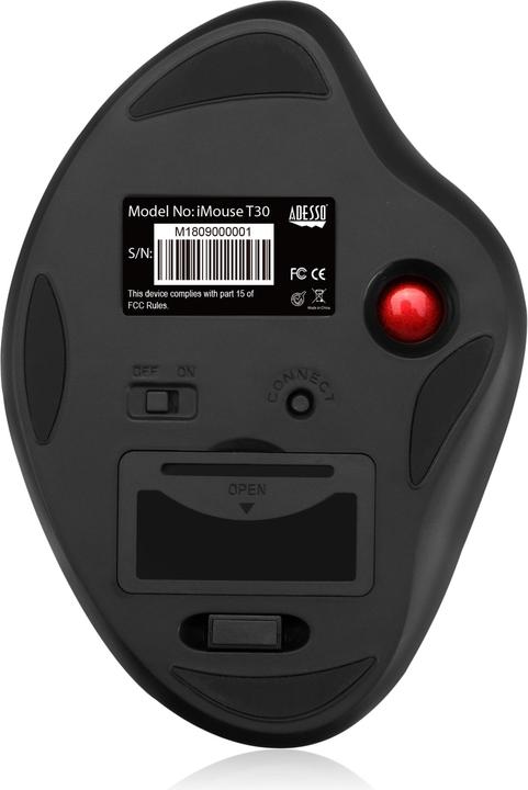 Actual product image Adesso Wireless Trackball, iMouse T30 (Wireless)