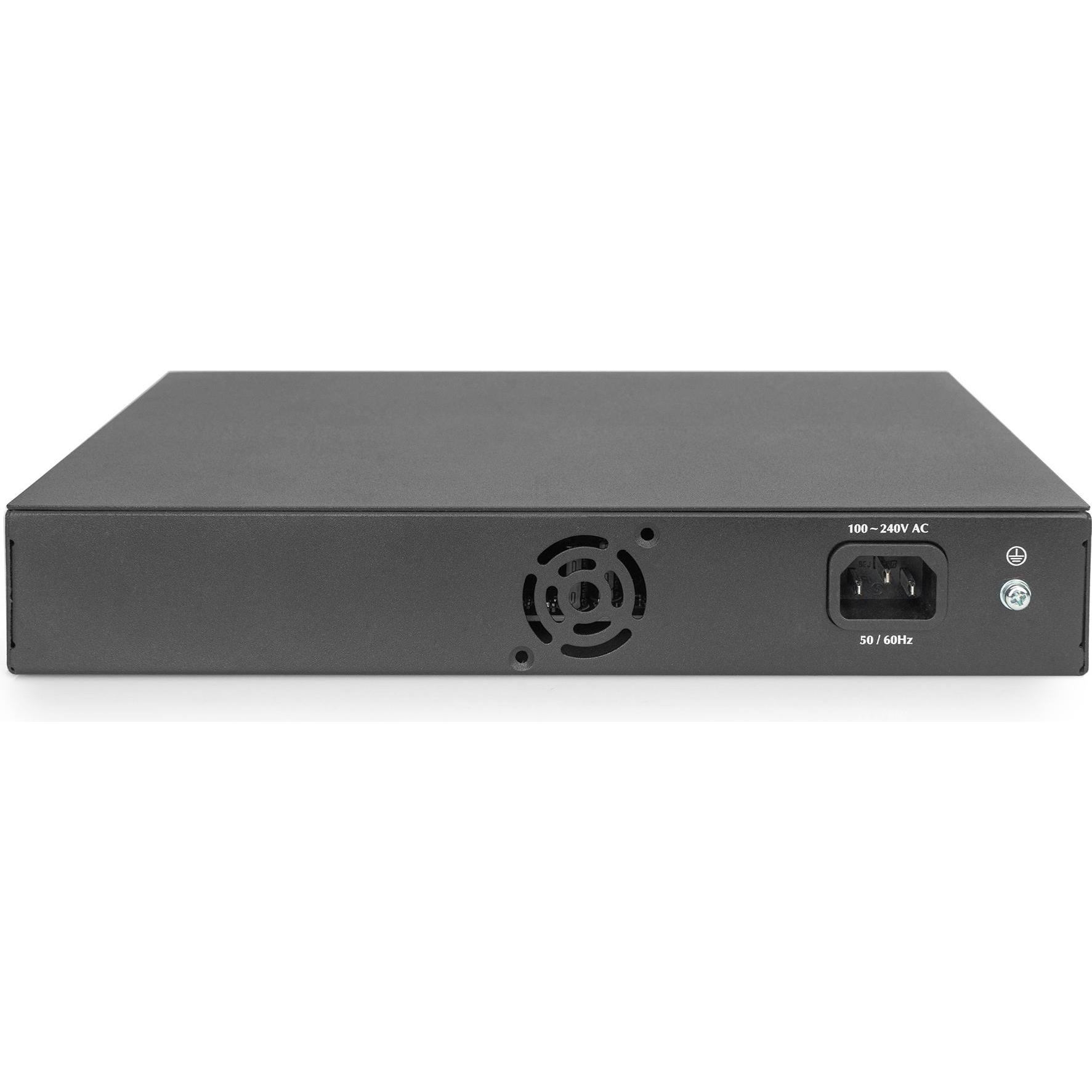 Thumbnail - Digitus 16-Port Gigabit Switch (16 Ports), Netzwerk Switch, Schwarz