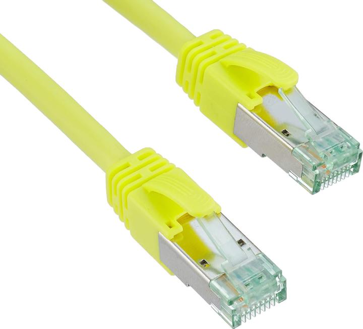 Nambo Patchkabel S/FTP Cat 6a High Quality T138 GHMT (ISO/IEC) gelb 2,0m (UTP, CAT6a, 2 m)
