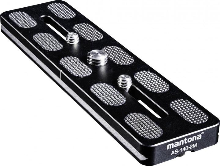 Actual product image mantona AS-140-2M (Tripod quick-release plate)