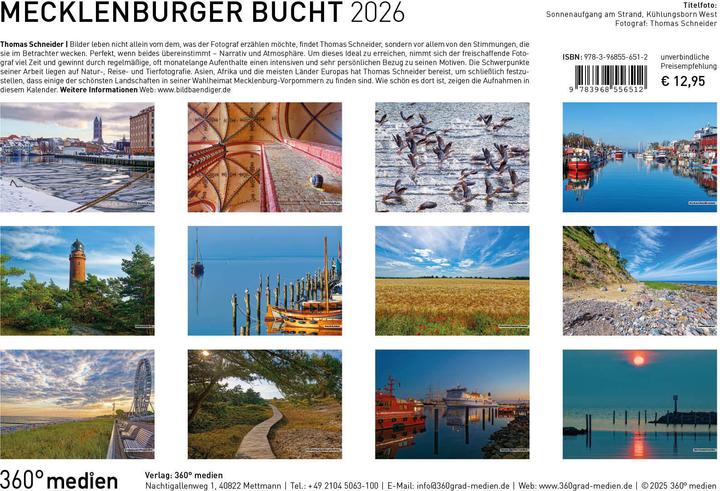 Produktbild MecklenburgerBuchtBroschürenkalender2026 (A3, A4)