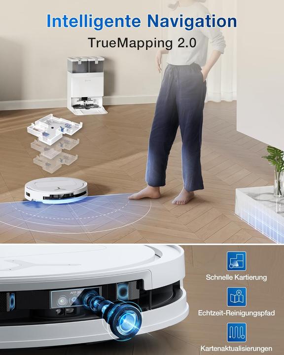 Image du produit Ecovacs Deebot T50 Omni (15000 Pa, Torchon d'essuyage)