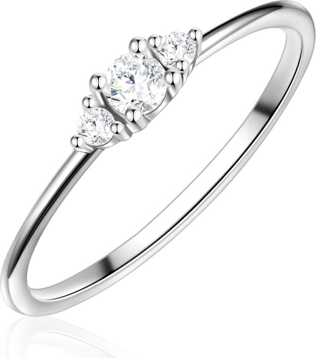 Produktbild Glanzstücke München Damen Sterling Silber Zirkonia silber - 23804 (60, 925 Silber)