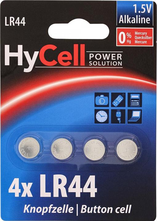 Produktbild HyCell Alkaline LR44 (4 Stk., LR44, 140 mAh)