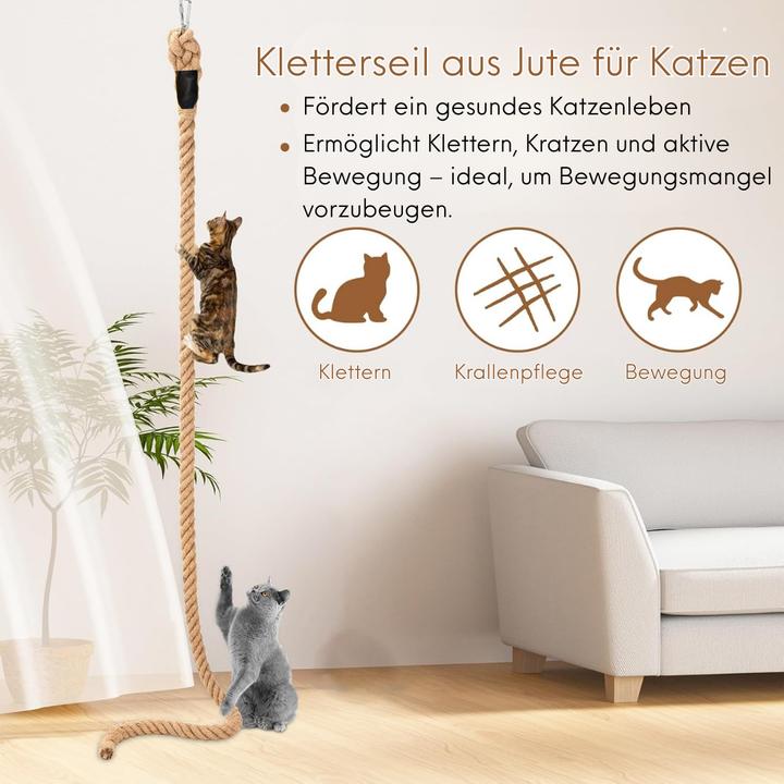 Produktbild Suba Katzen Kletterseil (Braun)