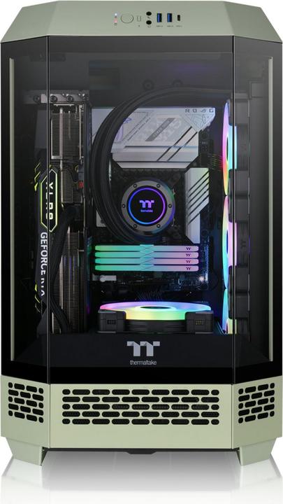 Actual product image Thermaltake The Tower 300 Matcha Green (mATX, Mini-ATX)