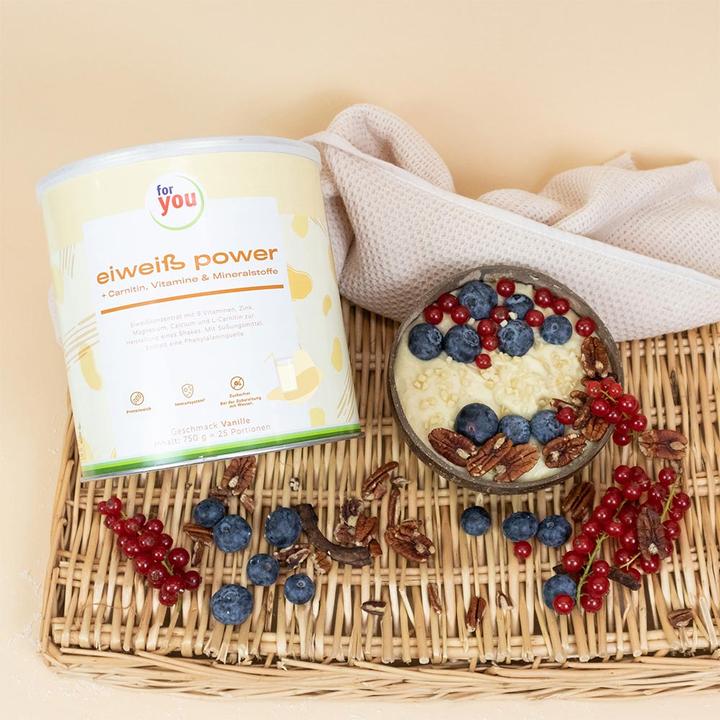 Image du produit For You eiweiss power vanille (1 x, 750 g)