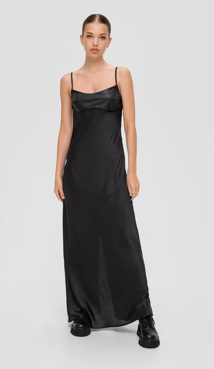 Image du produit S.Oliver Kleid Satinkleid mit Kunstlederdetail | QS x ELIF (42)