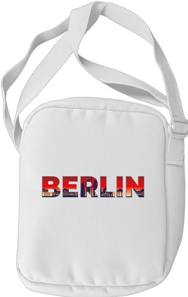 Produktbild Bügelbilder Schul & Freizeitsrucksack-Set Berlin Skyline 2 (15 l)