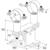 Image du produit Fischer Point fixe insonorisé "FSFP 3 (1 pcs)