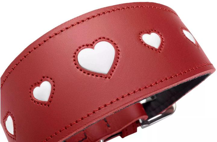 Actual product image Hunter Greyhound collar Love 42/S, red/black (S, General)