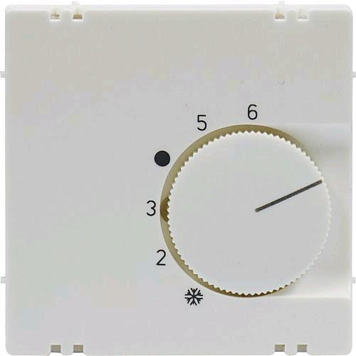 Thumbnail - ALRE Deckelset 50x50mm JZ-001.020 verkehrsweiss RAL9016 glänzend UN990071, Zubehör Heizen