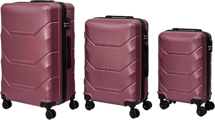 Produktbild Jet Lag koffer london violett x3 36l 65l 103l (103 l)