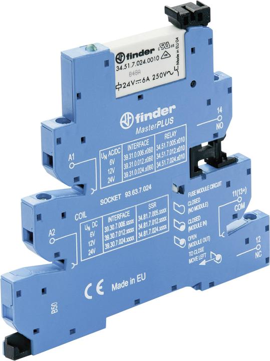 Produktbild Finder Interface relay, master SPDT 6A 230Vac
