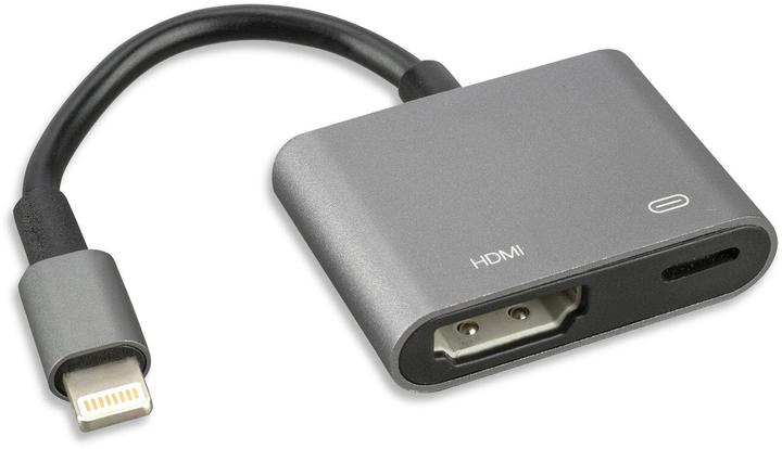 Produktbild 4smarts Lightning auf HDMI Adapter (USB Typ-C, Lightning, HDMI, 13 cm)