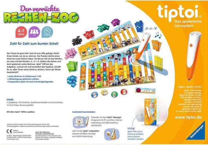 Produktbild tiptoi Der verrückte Rechen-Zoo (Deutsch)