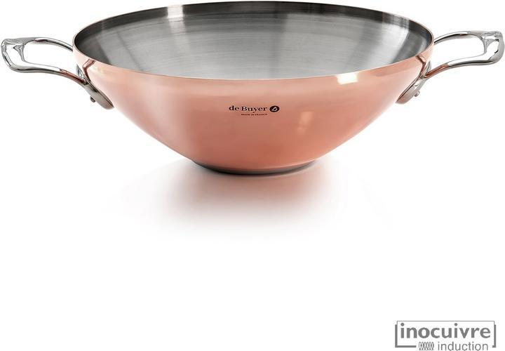Produktbild de Buyer Prima Matera (Wok Pfanne, Edelstahl, Kupfer, 32 x 12 cm)