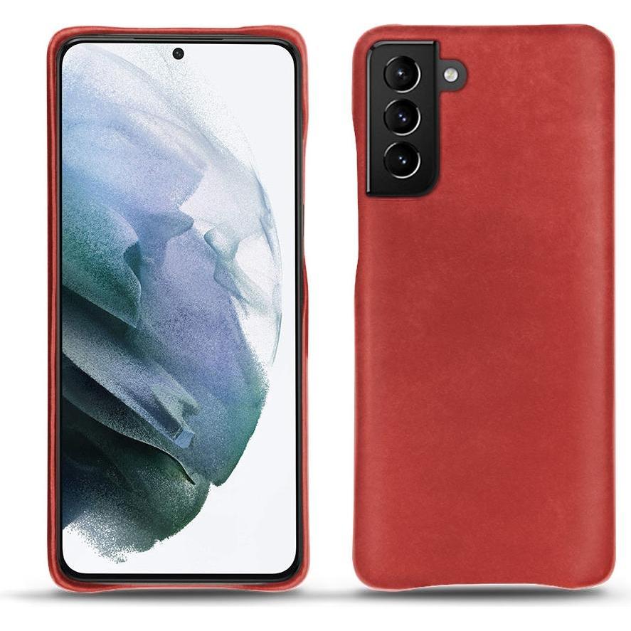 Noreve Lederschutzhülle (Samsung Galaxy S21+), Smartphone Hülle, Rot