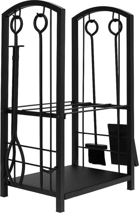 Produktbild Kaminer Holzkorb mit Kaminbesteck