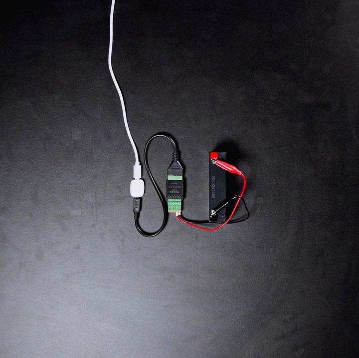 Actual product image Shelly · The Pill · Analog 0-30 V Add-on