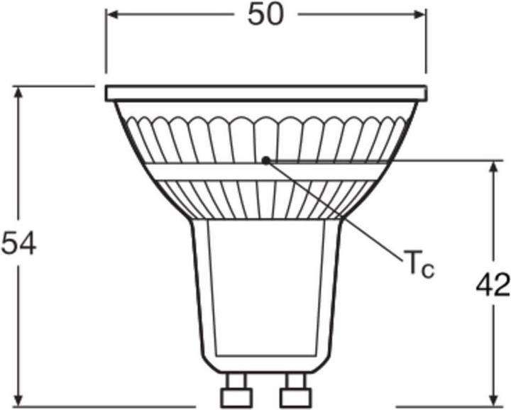 Produktbild Ledvance LED PAR165036 D (GU10, 4.50 W, 350 lm, 1 x, F)