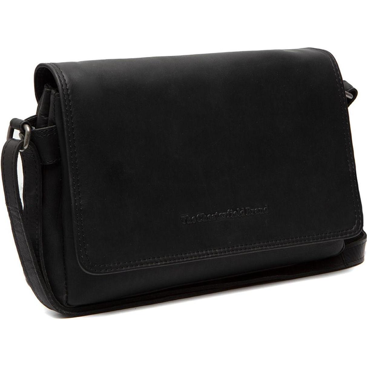 The Chesterfield Brand, Handtasche, Redmond Umhängetasche Leder 23 cm, Schwarz