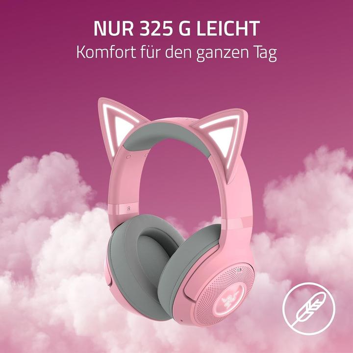 Productafbeelding Razer Kraken Kitty V2 BT - Kwarts (Draadloze)