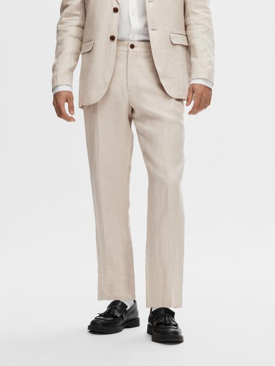 Produktbild Selected Regular Fit Leinen Anzughose (56)