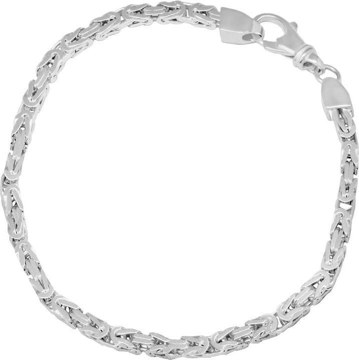 Immagine prodotto Candy Bracciale King Chain Heracles 2,8 mm, Argento 925 (21 cm, Argento 925)