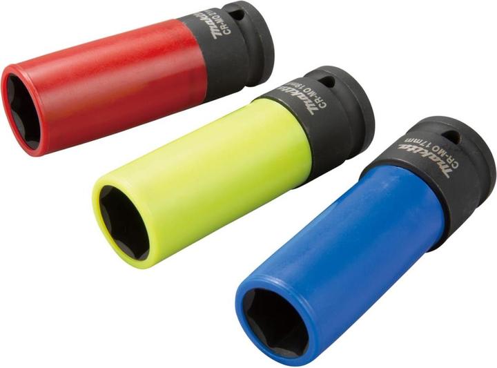 Produktbild Makita Steckschlüssel-Set (17 mm, 21 mm, 19 mm)