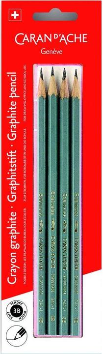 Produktbild Caran d'Ache Graphitstift (2.10 mm, 3B, 4 x)