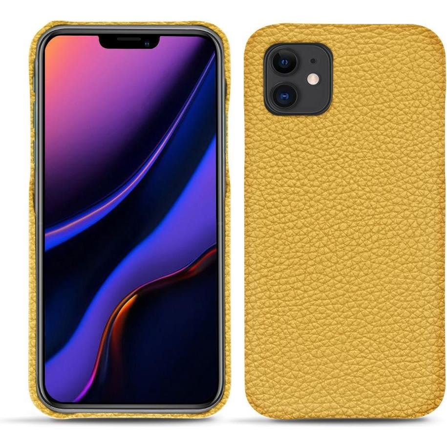 Thumbnail - Noreve Lederschutzhülle (Apple iPhone 11), Smartphone Hülle, Orange