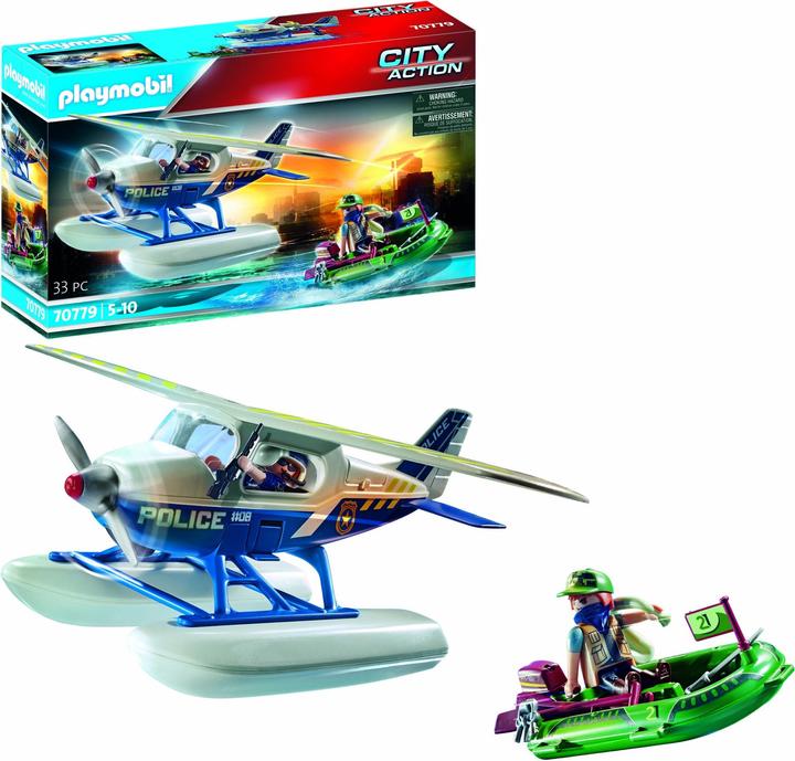Image du produit Playmobil Avion de la police : poursuite de contrebandiers (70779, Playmobil City Action)