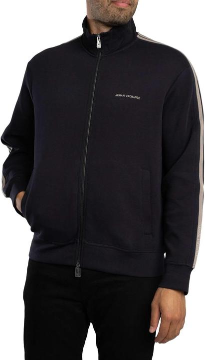 Produktbild Armani Exchange Sweatshirt mit langen Ärmeln, Logo und Reissverschluss (M)