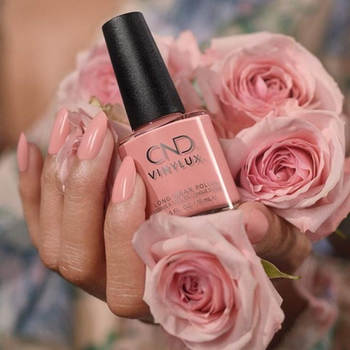 Actual product image CND Vinylux Long Wear Nail Polish Red Shades Vinylux #347 Soft Peony 15ml (Colour paint)